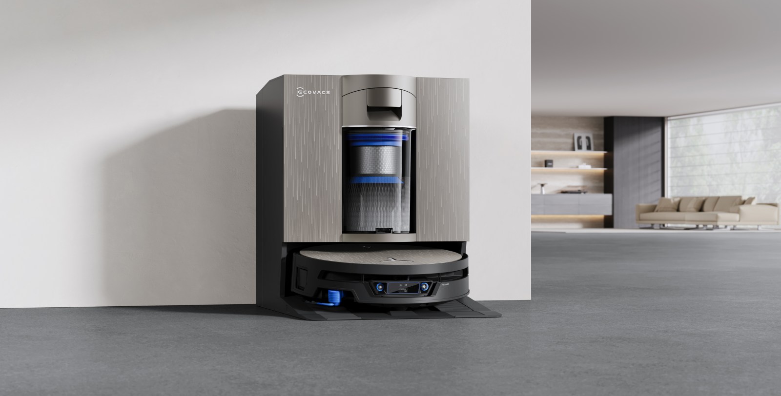Ecovacs mostra na IFA 2026 o Deebot X12S OmniCyclone, robô com base que dispensa saco descartável