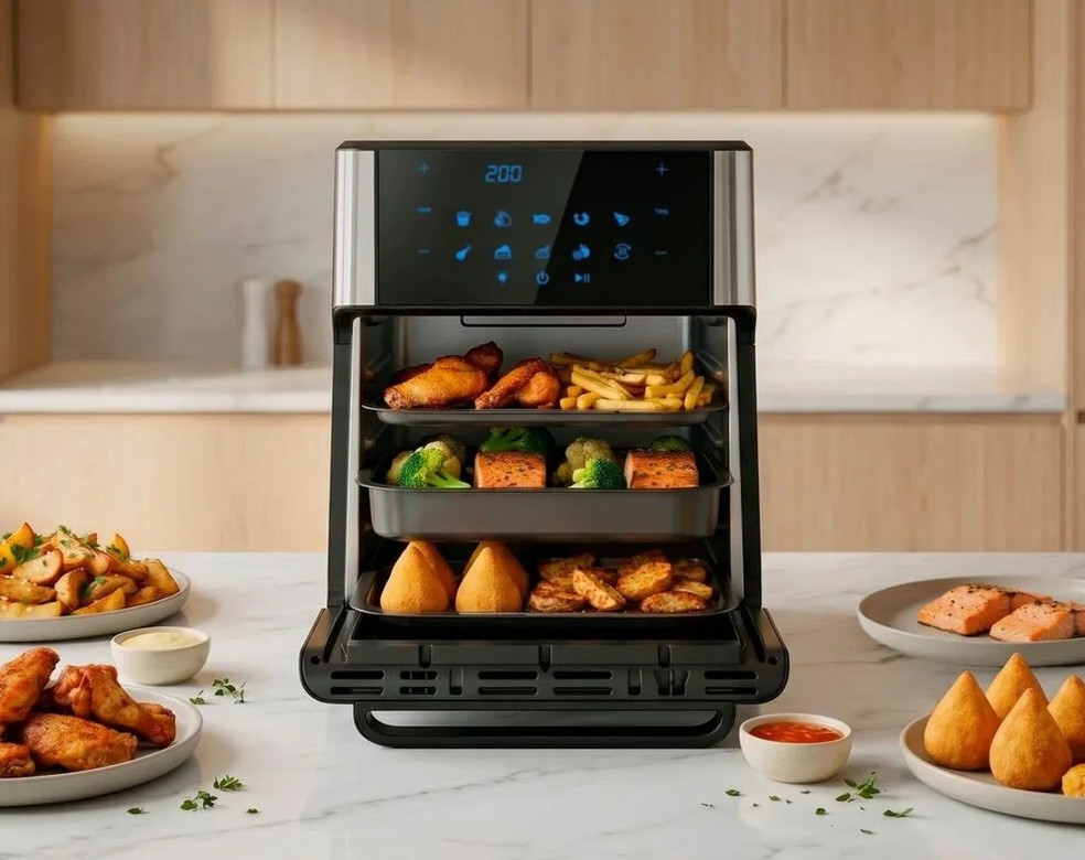 Elgin Xtreme Oven Fry: air fryer forno de 16 litros chega em outubro com 2.000 W