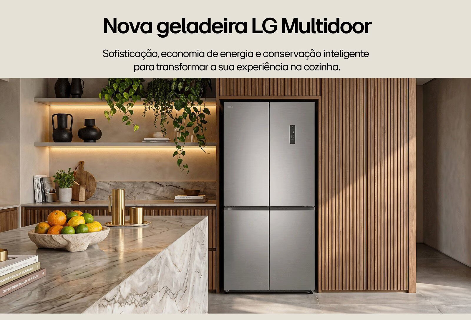 LG lança Multidoor GC-B48FPLA, geladeira de quatro portas e 502 litros abaixo de R$ 8 mil