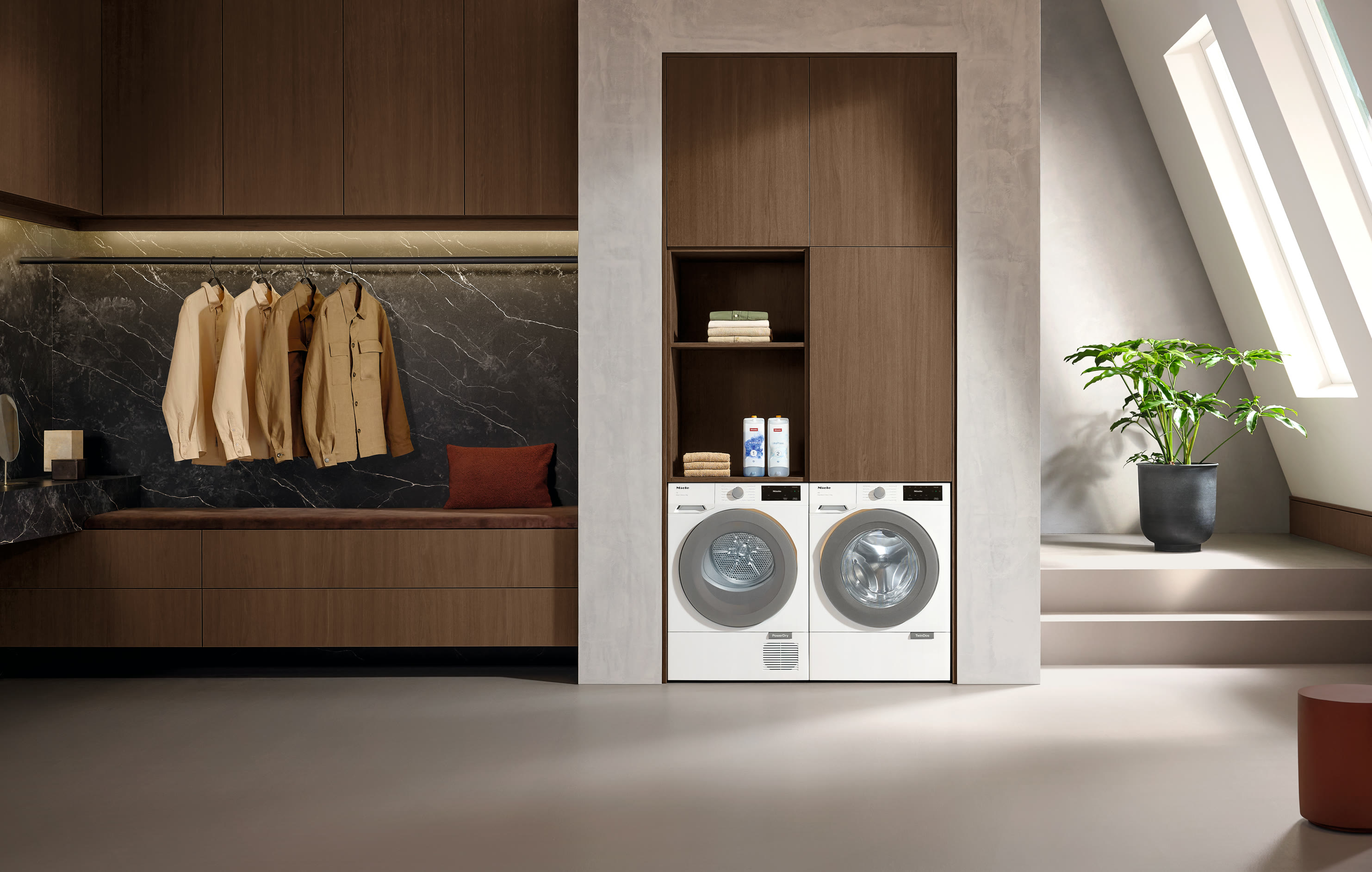 Lavadora e secadora da nova linha Miele W2/T2 apresentada na IFA 2026