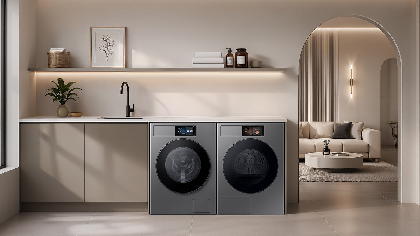 Samsung leva à IFA 2026 lavadora Bespoke AI que gasta 70% menos que o selo A e modelo de 13 kg com 60 cm