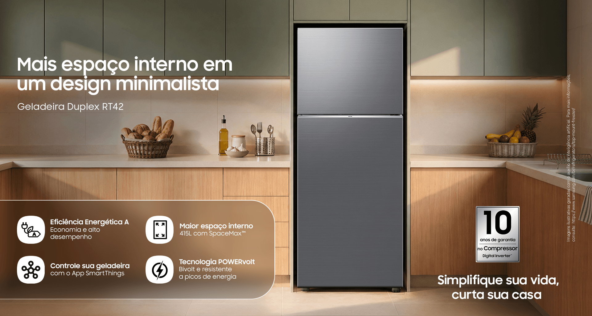 Geladeira Samsung Duplex RT42 Evolution