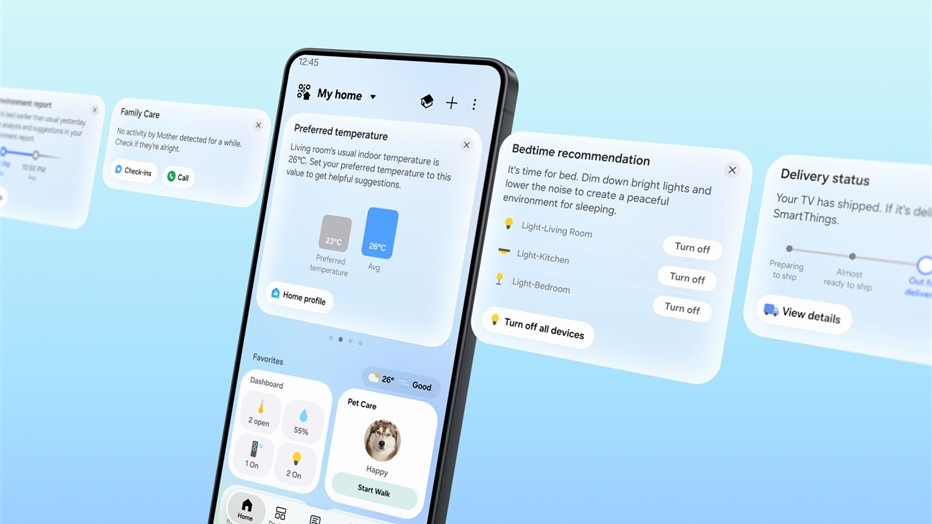 SmartThings Now: atualização da Samsung muda app e telas da Family Hub