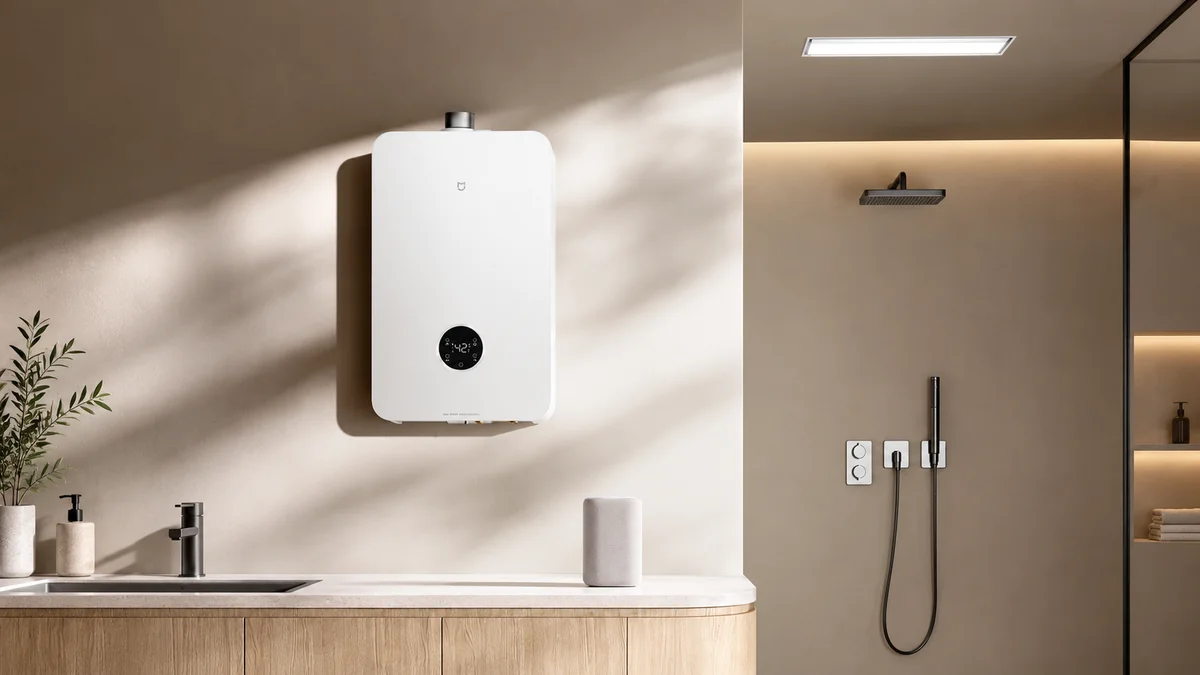 Xiaomi lança aquecedor a gás de 16 litros que promete aposentar o chuveiro elétrico