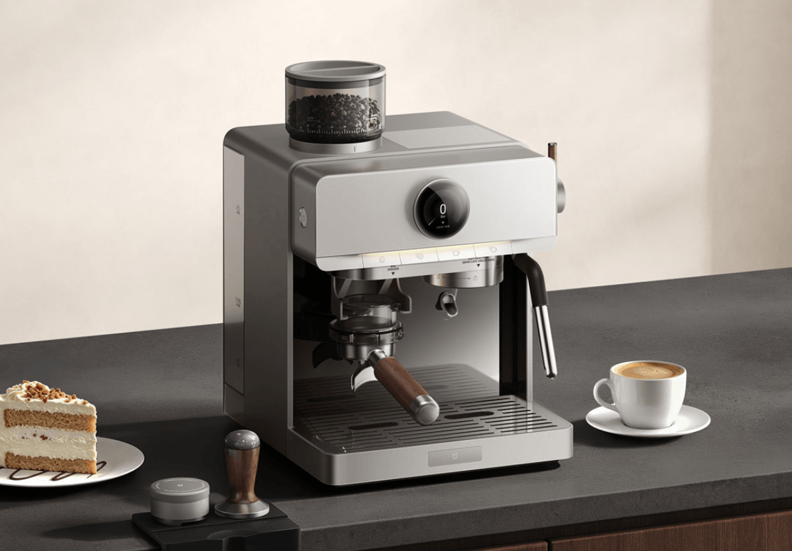 Xiaomi abre pré-venda da cafeteira espresso Mijia Pro com moedor, duas bombas e app