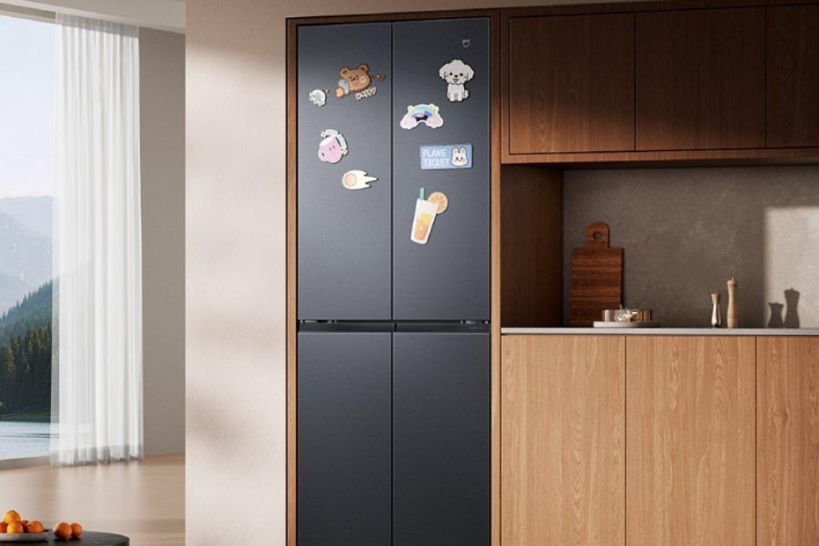 Xiaomi lança geladeira Mijia de 425 litros com quatro portas, gaveta de 55 L e freezer a -30 °C
