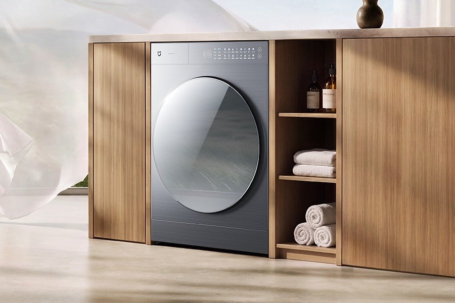 Xiaomi lança sua primeira lava e seca com bomba de calor, de 13 kg, e promete secar gastando bem menos luz